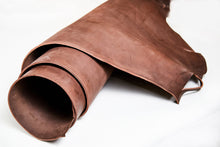 Load image into Gallery viewer, Chocolate/Dark Brown Skirting Leather
